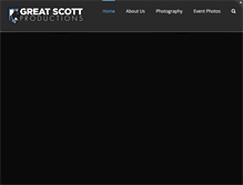 Tablet Screenshot of greatscottinc.com